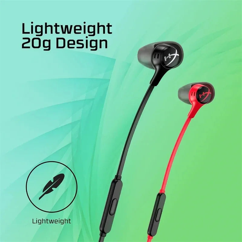 HyperX Cloud Earbuds II In-Ear Wired Gaming Headset – Red