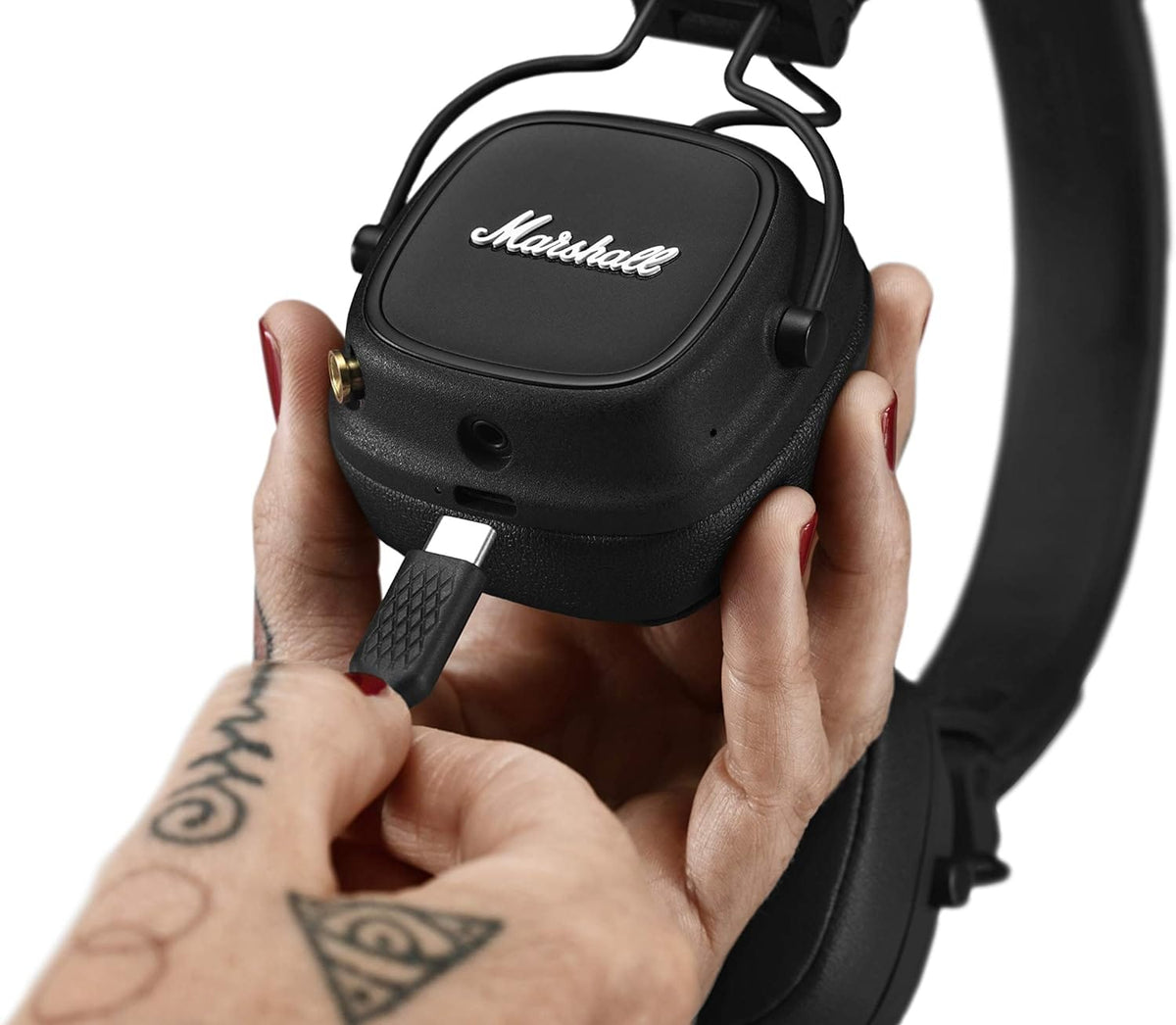 Marshall Major IV Wireless Bluetooth Headphones – Black