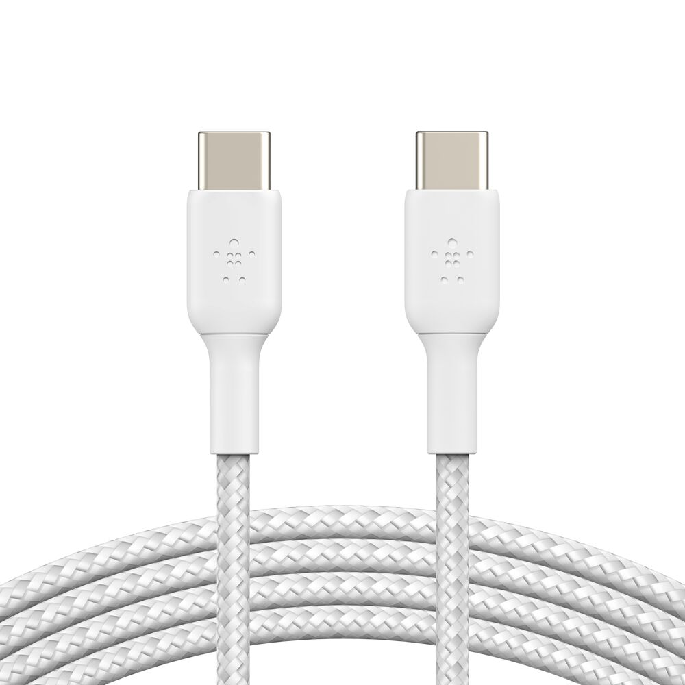 Belkin BoostCharge Pro Braided USB-C Cable 60W – 1m White