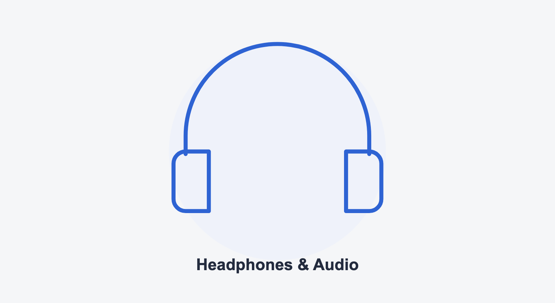 Illustration of over-ear headphones