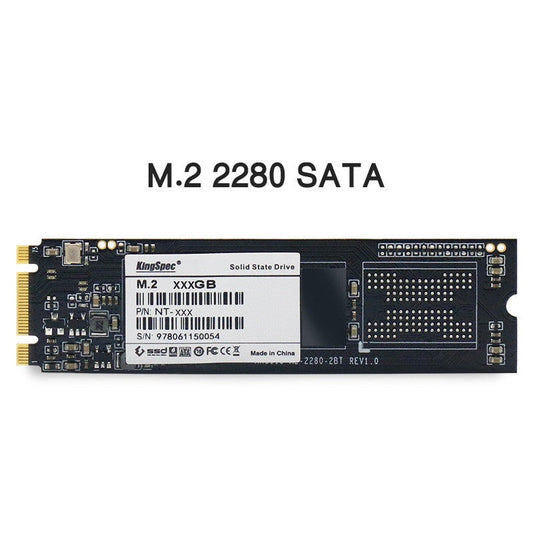 KingSpec M.2 NGFF2280 SATA SSD (128GB/256GB)