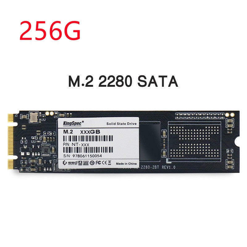 KingSpec M.2 NGFF2280 SATA SSD (128GB/256GB)