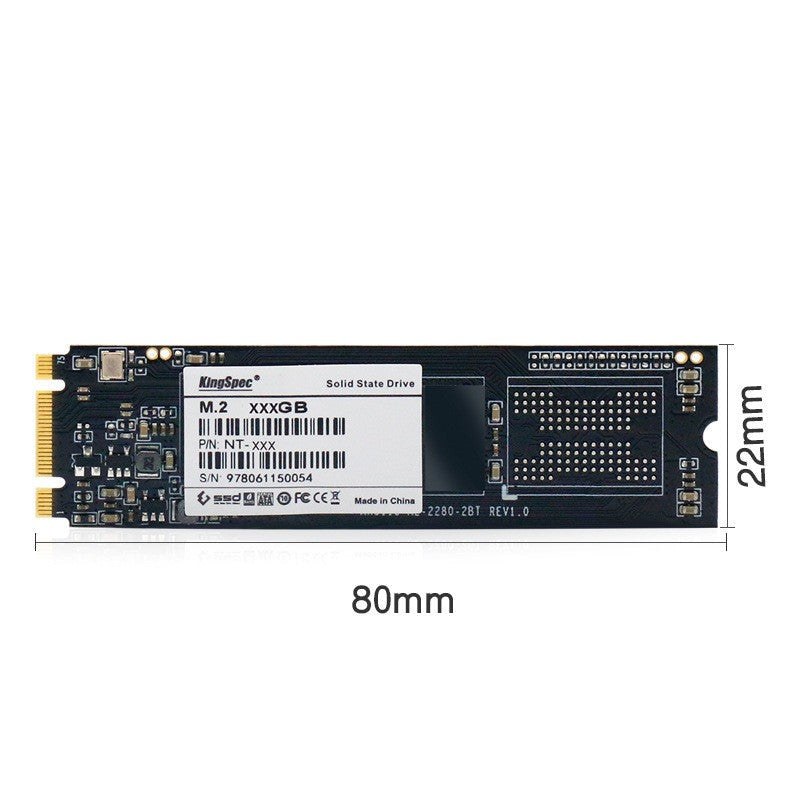 KingSpec M.2 NGFF2280 SATA SSD (128GB/256GB) – view 2