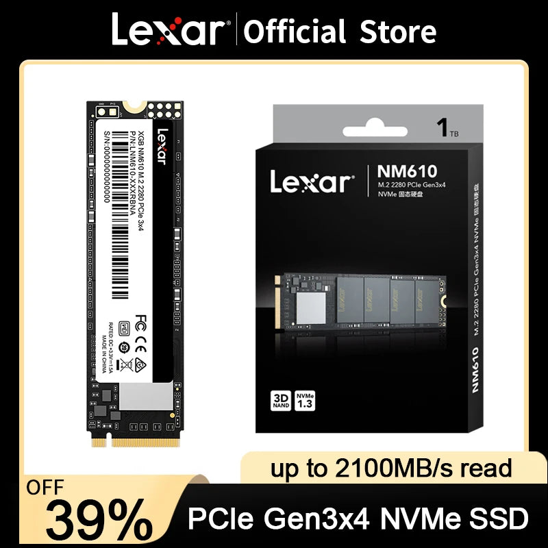 Lexar NM610 1TB NVMe M.2 SSD