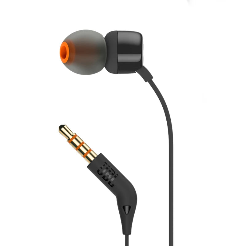 JBL TUNE 110 Wired Earphones – Black