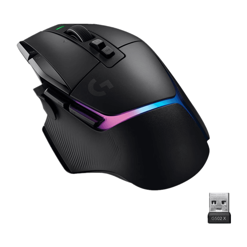 Logitech G502 X PLUS LIGHTSPEED Wireless RGB Gaming Mouse -Black