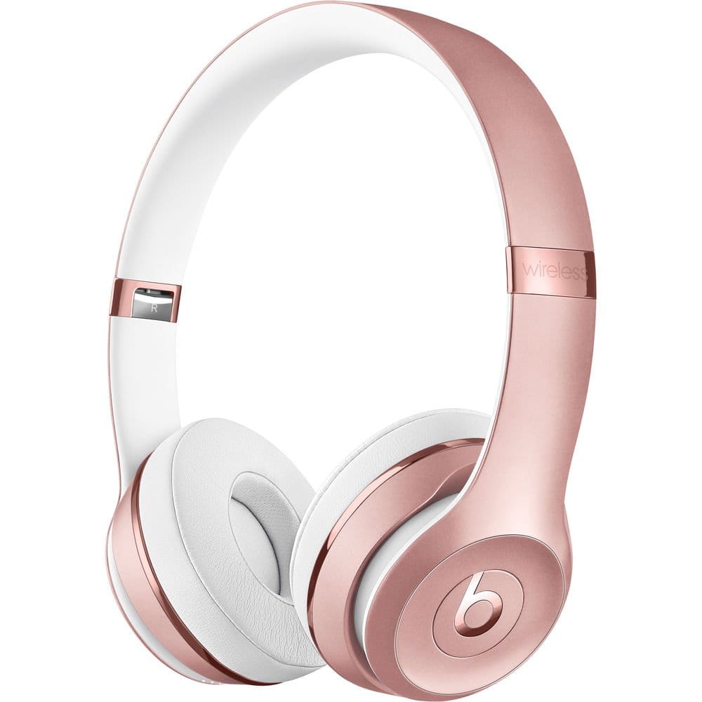 Beats by Dr. Dre Solo3 Wireless Headphones – Rose Gold(Refurbished)