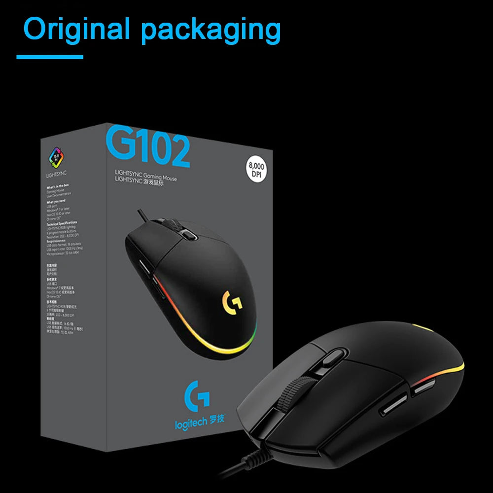 Logitech Wired Gaming Mouse G102 – Blue