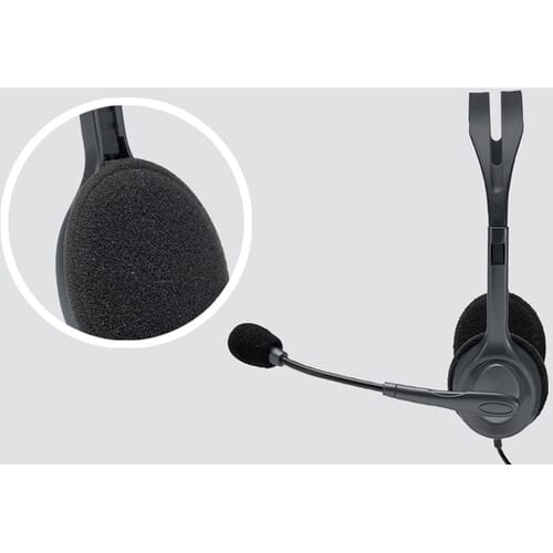 Logitech H111 3.5mm Wired Headset with Mic