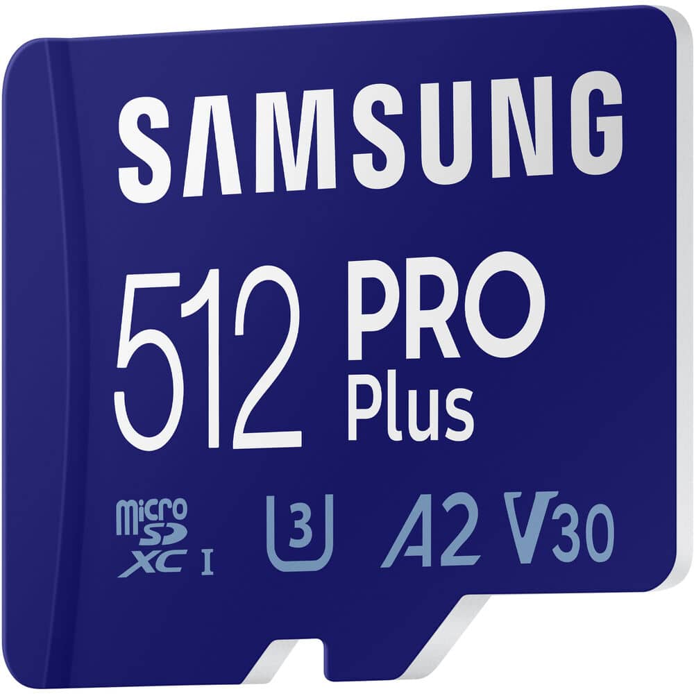 Samsung 512GB PRO Plus UHS-I microSDXC Memory Card