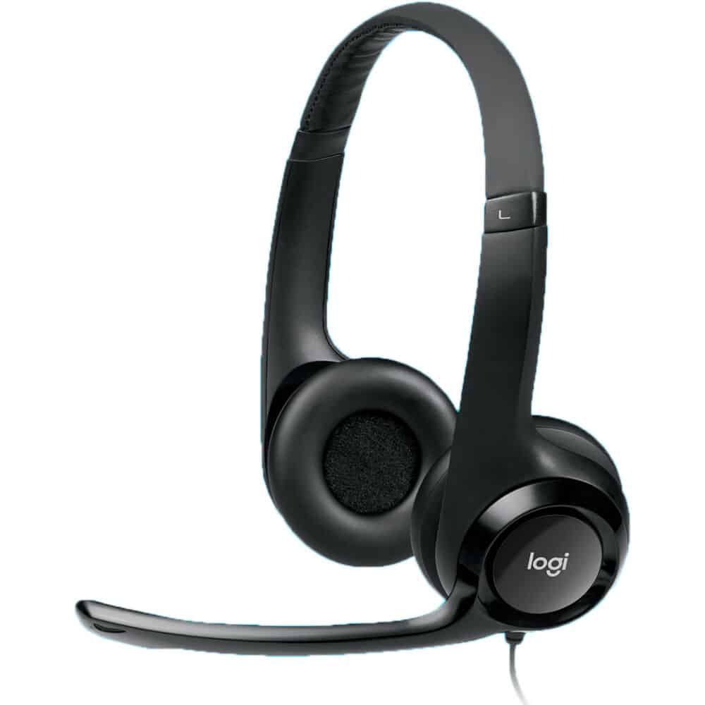 Logitech H390 USB Headset with Noise-Cancelling Mic (Black)