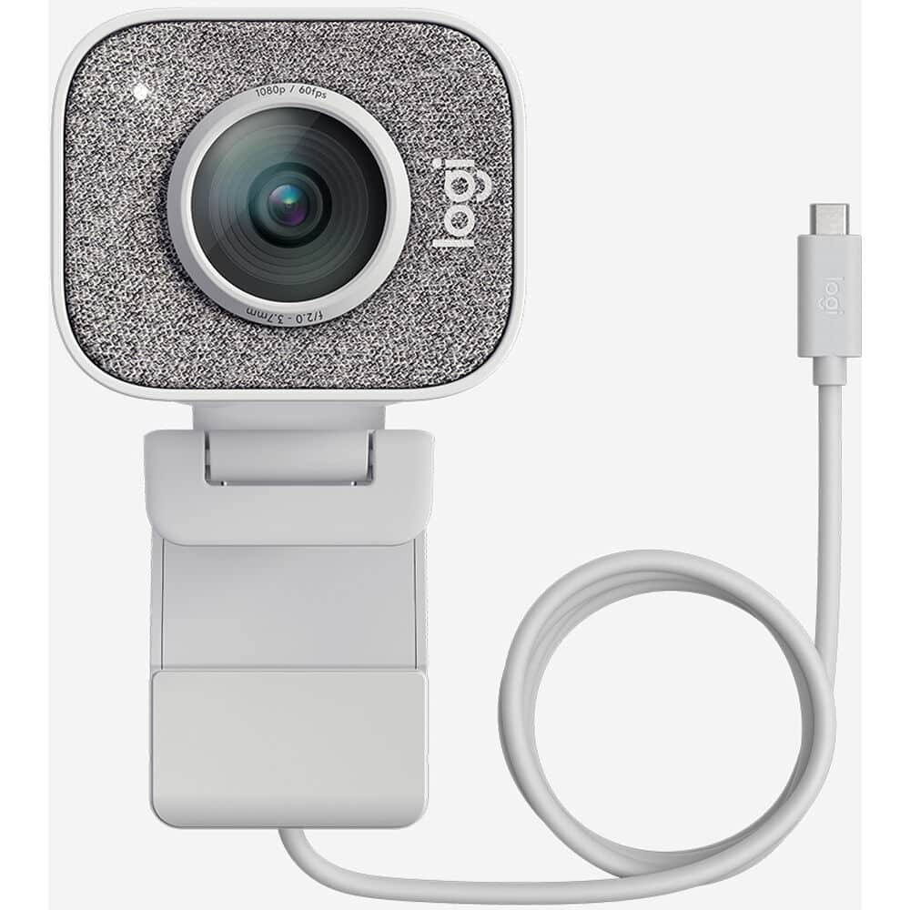 Logitech StreamCam USB-C Webcam – 1080p – White