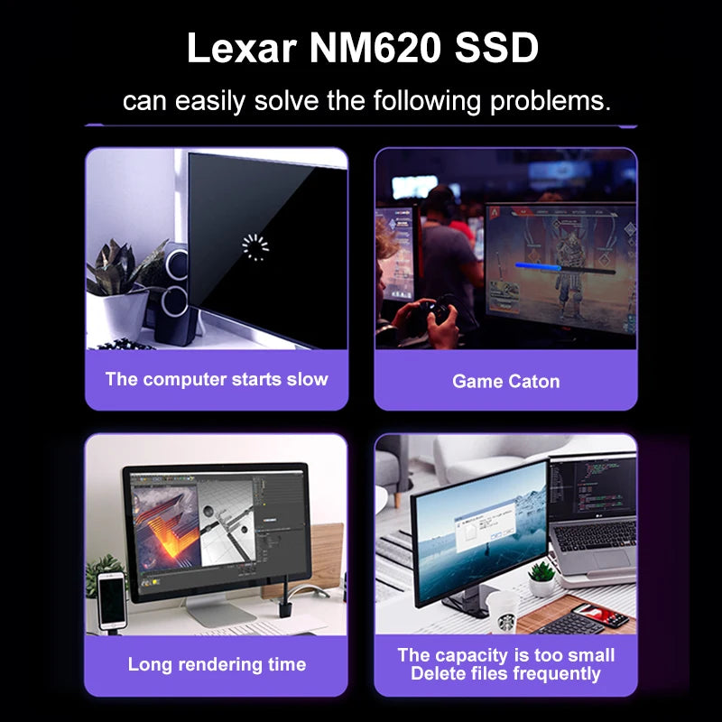 Lexar NM620 NVMe M.2 SSD Hard Disk 1TB