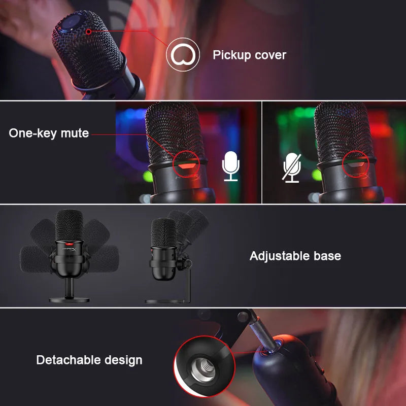 HyperX SoloCast USB Condenser Microphone