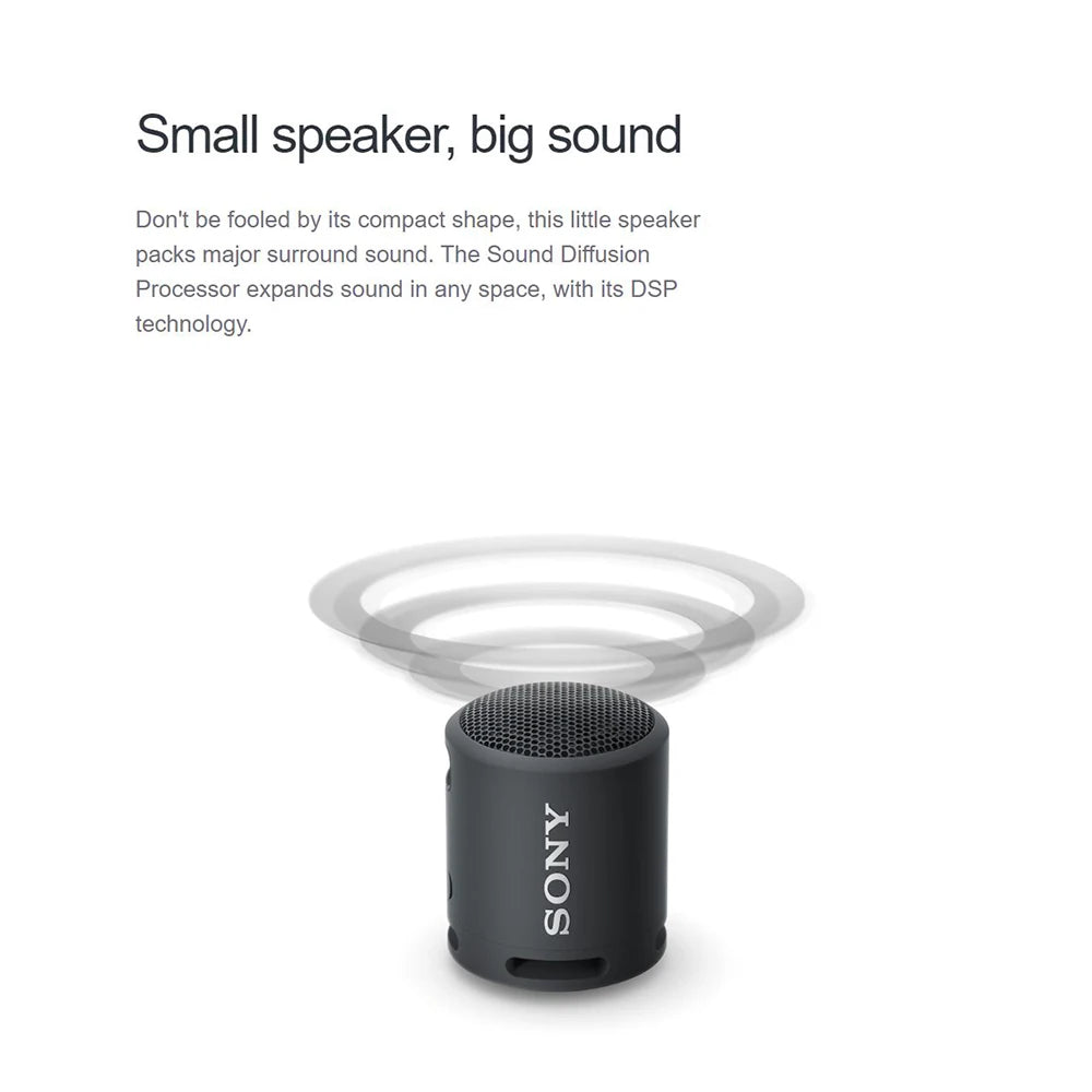 Sony SRS-XB13 Bluetooth Portable Speaker Taupe