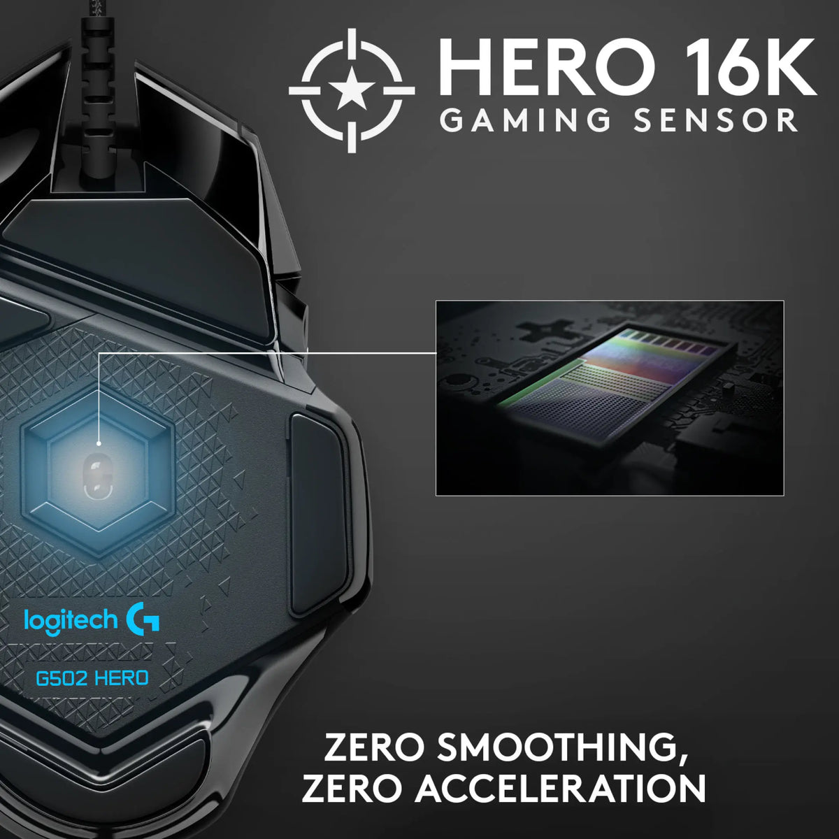 Logitech G502 HERO Wired Gaming Mouse