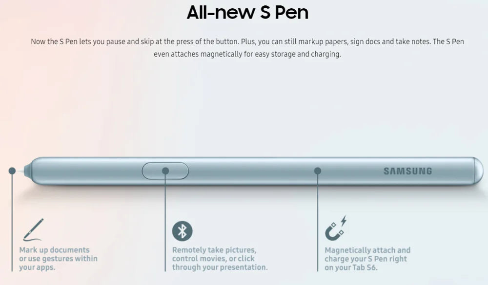 Samsung Tab S6 Digital Pen – Black