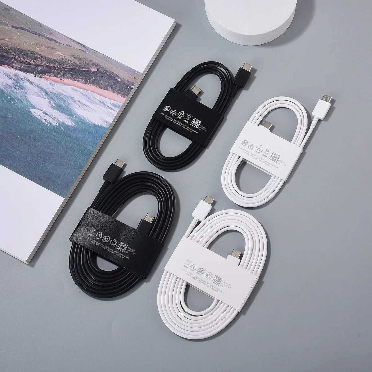 Samsung EP-DN980 USB-C to USB-C 5A Fast Charging Cable – 1m Black