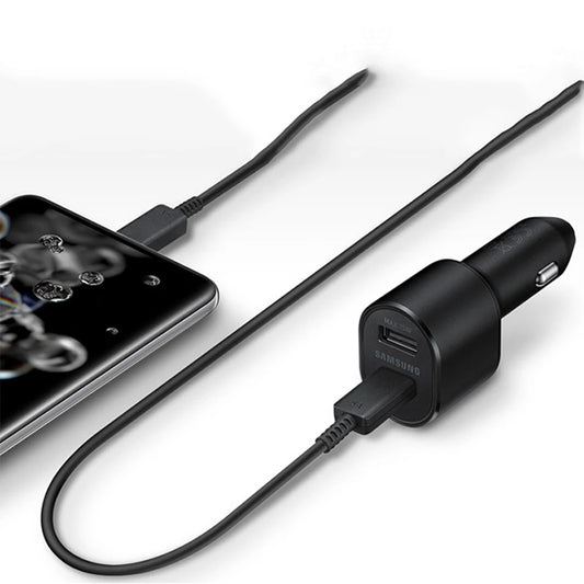 Samsung 60W Dual USB Car Charger with Fast Charging