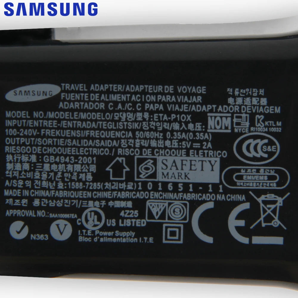 Samsung Galaxy Tab Tablet Charger Set – EU Plug USB-A to 30-Pin