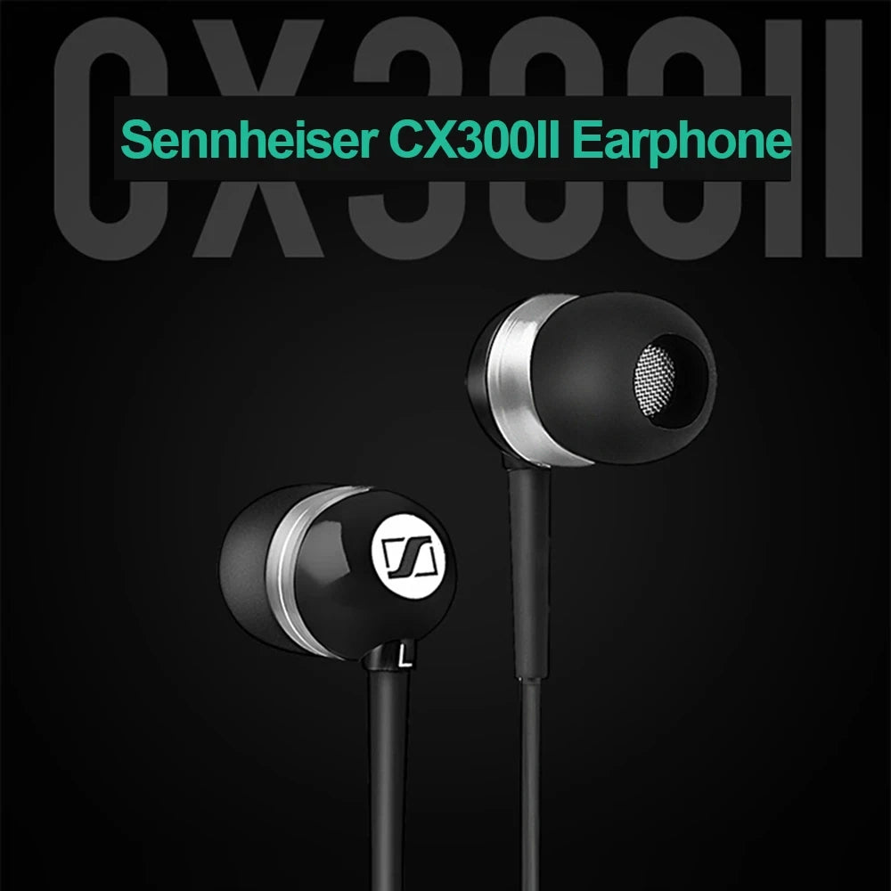 Sennheiser CX300 II Precision In-Ear Noise-Isolating Earphones – Black UK