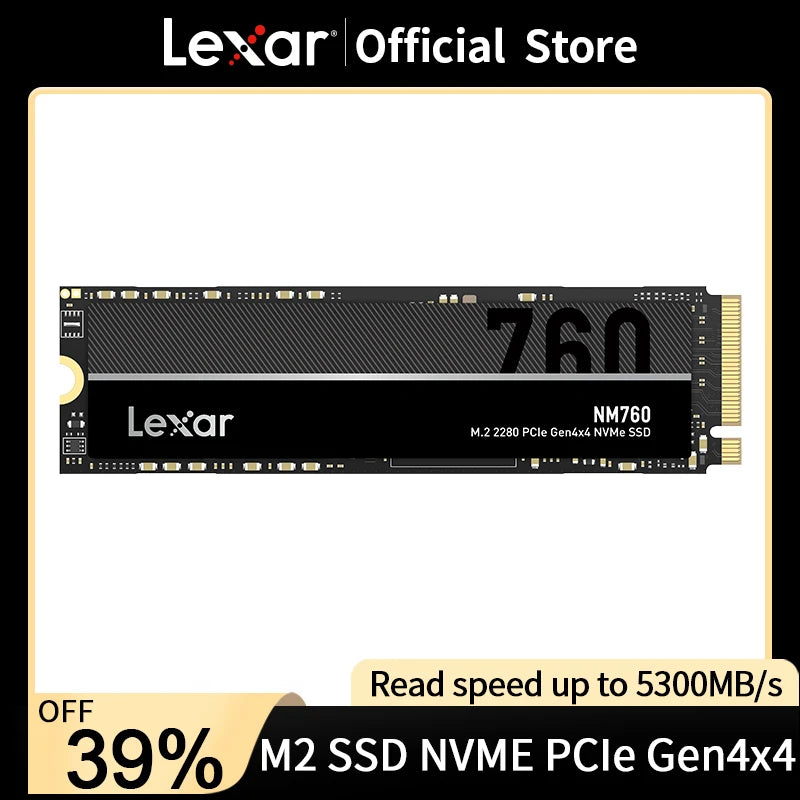 Lexar SSD M2 NVME 512GB NM760