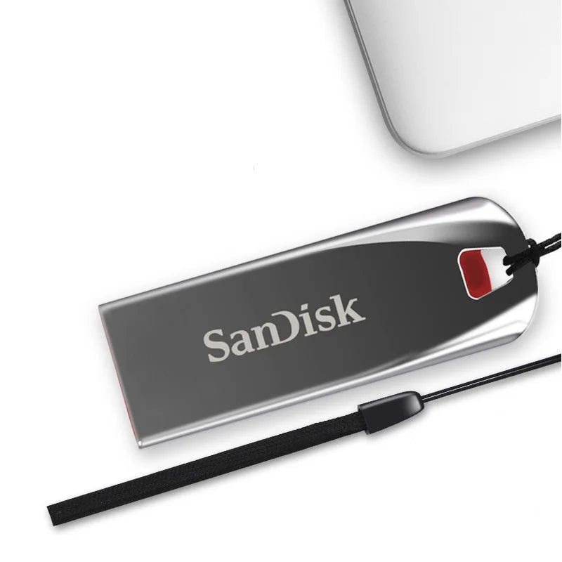 SanDisk CZ71 64GB USB 2.0 Flash Drive – Metal Pendrive Memory Stick 