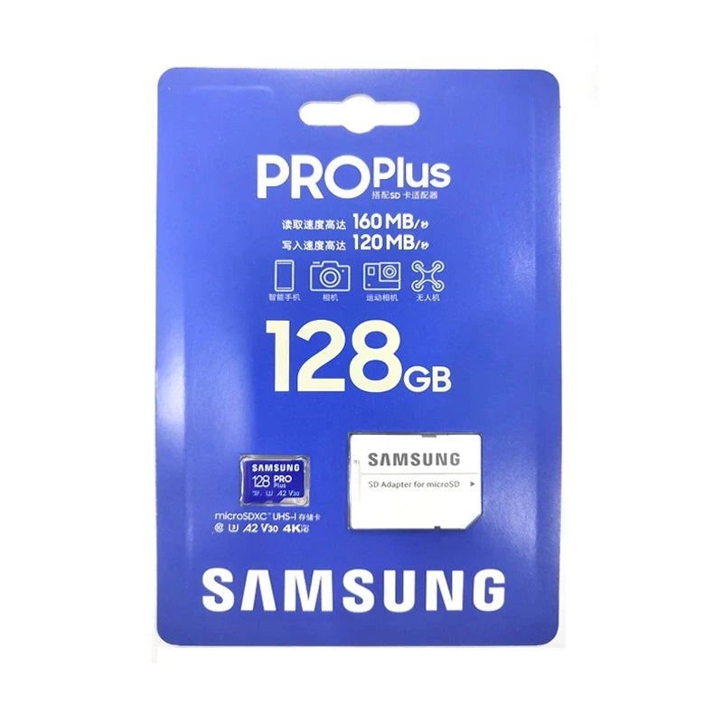 Samsung PRO Plus 128GB microSD Card