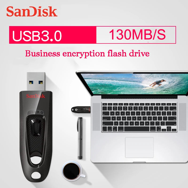 SanDisk Ultra 128GB USB 3.0 CZ48 Flash Drive