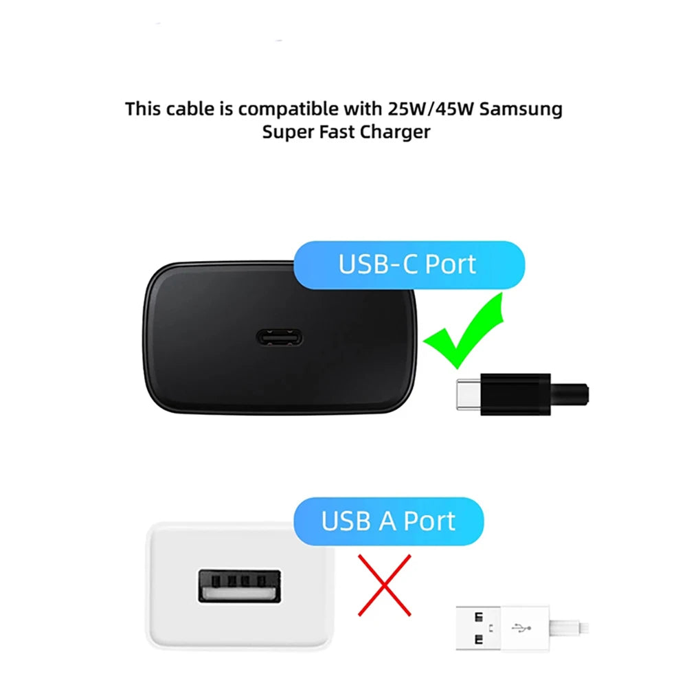 Samsung 45W USB-C Super Fast Charging Set – Black (Bulk)