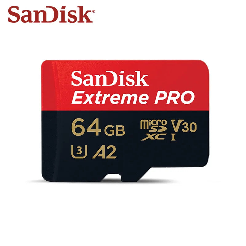 SanDisk Extreme Pro 64GB microSDXC Memory Card with SD Adapter