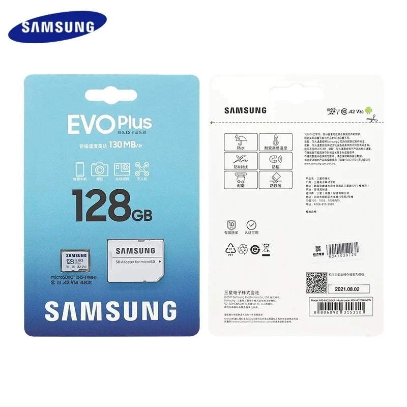 Samsung EVO Plus 128GB microSDXC Memory Card