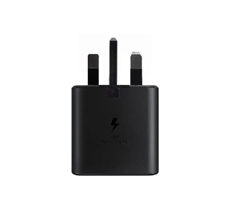 Samsung 25W USB-C Wall Charger Set – EP-TA800 – Black (UK Plug)