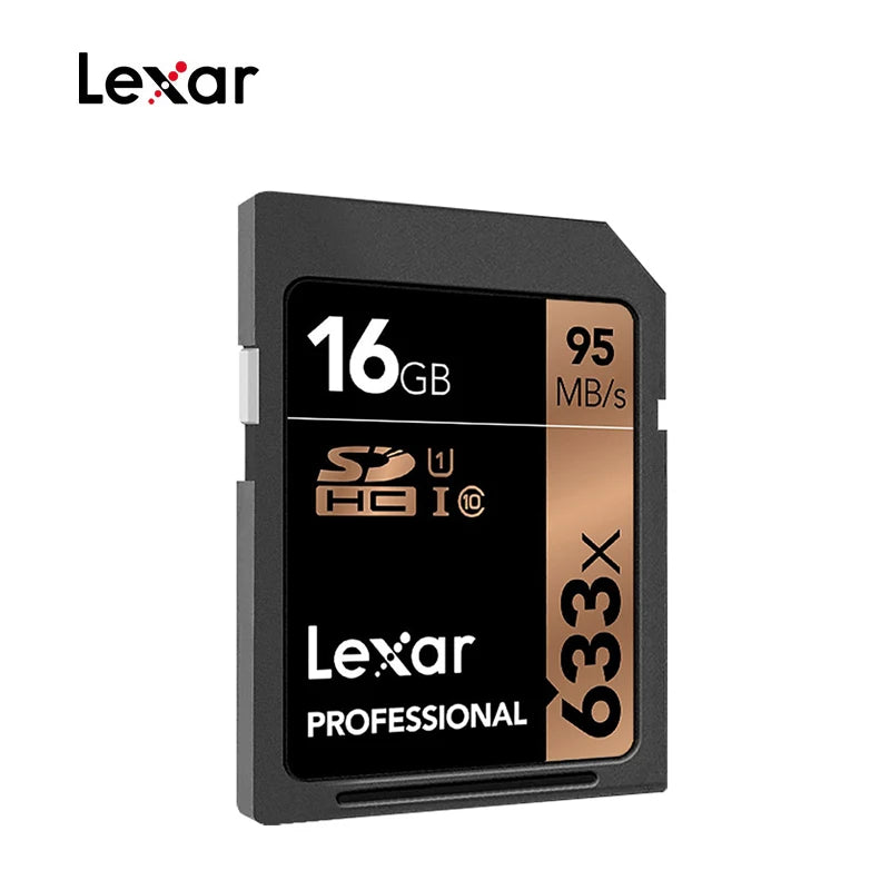 Lexar 633x 128GB SD Card – UHS-I Class 10 – Up to 95MB/s