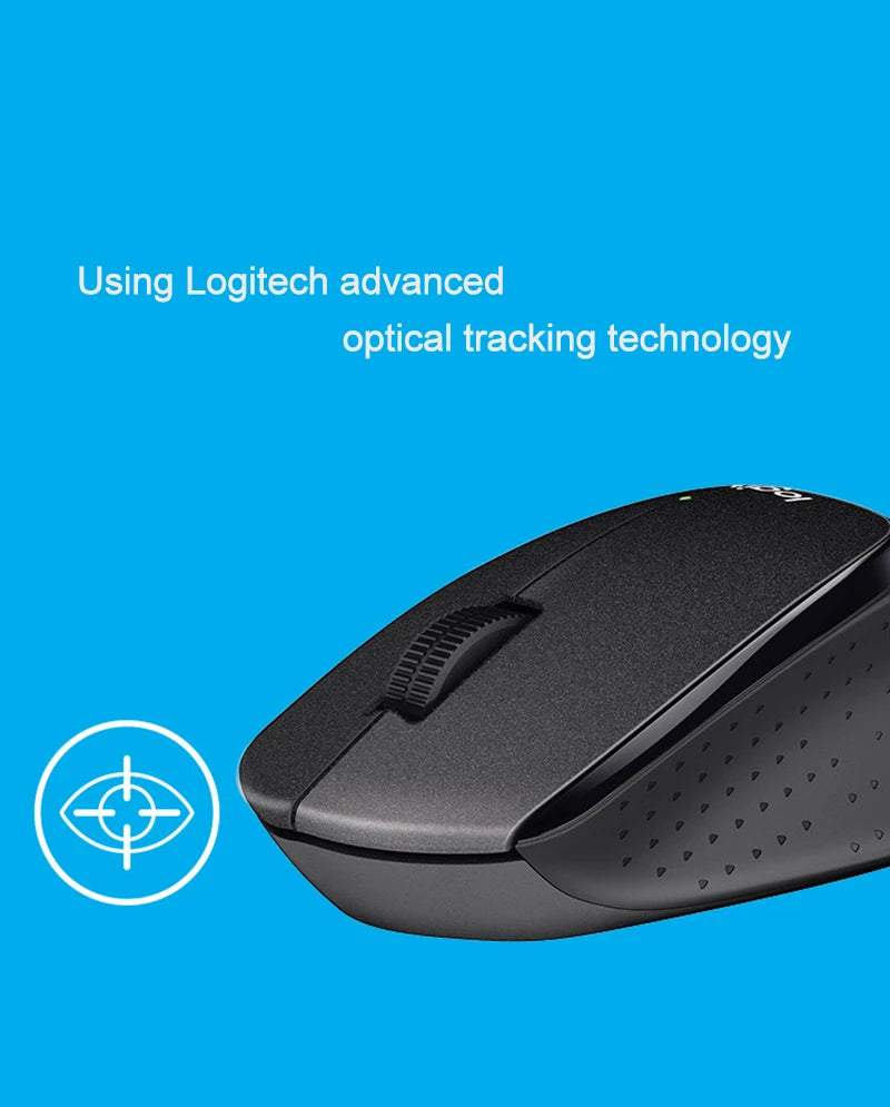 Logitech M330 Silent Plus Wireless Mouse – Black