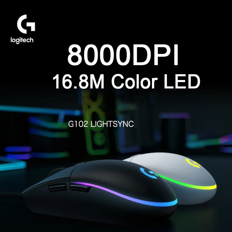 Logitech Wired Gaming Mouse G102 – Blue
