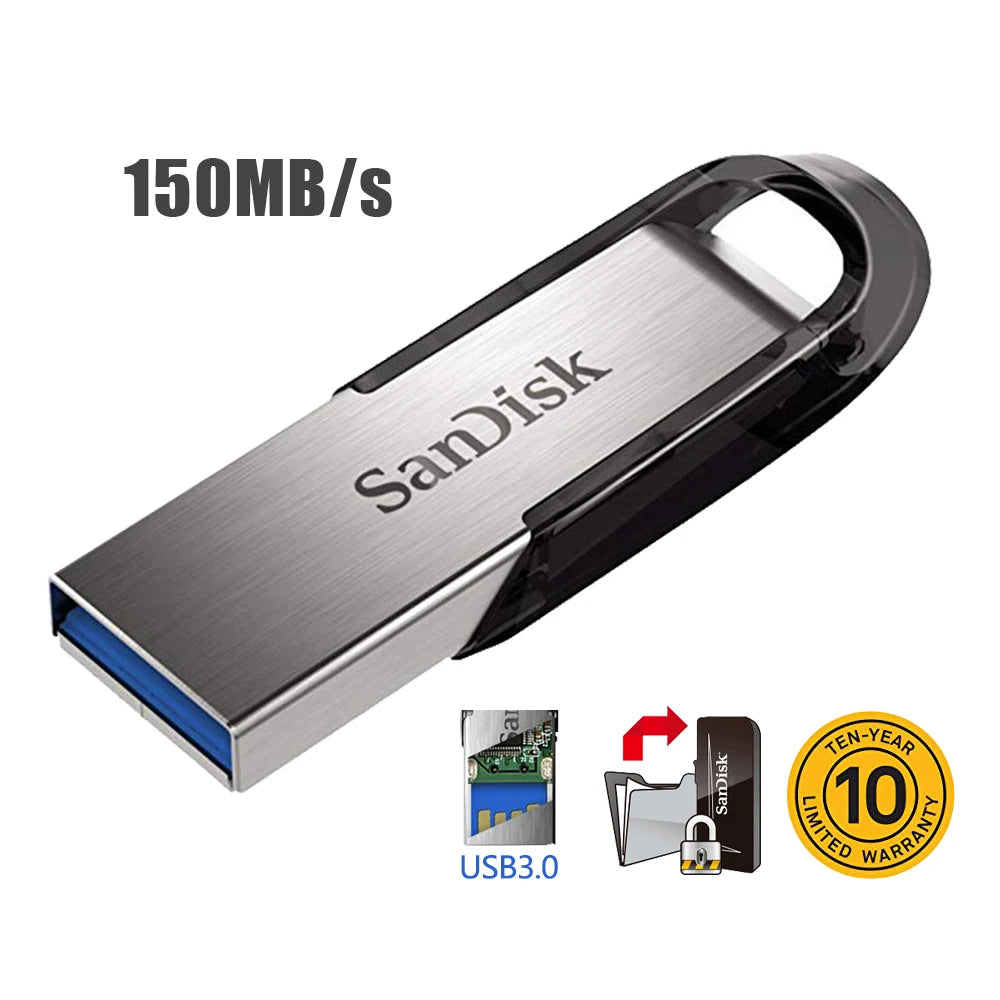 SanDisk 128GB Ultra Flair USB 3.0 Flash Drive