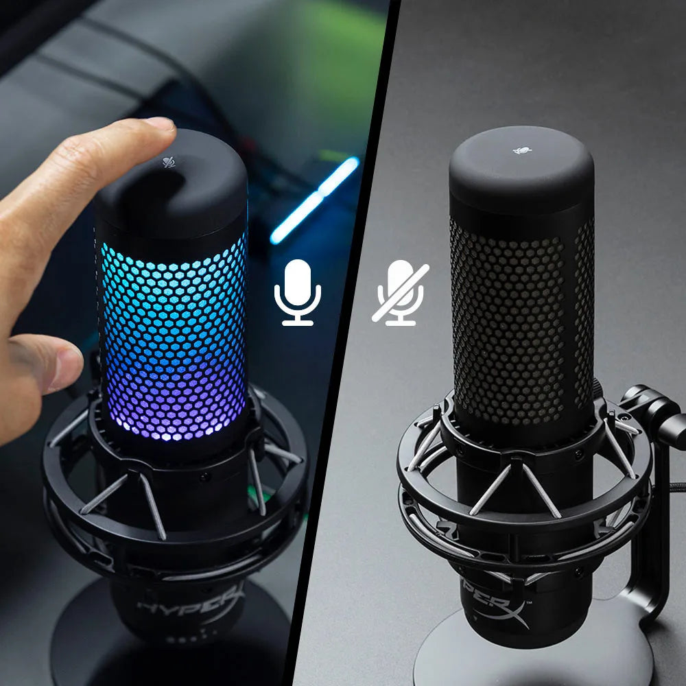 HyperX QuadCast S USB Microphone – Black