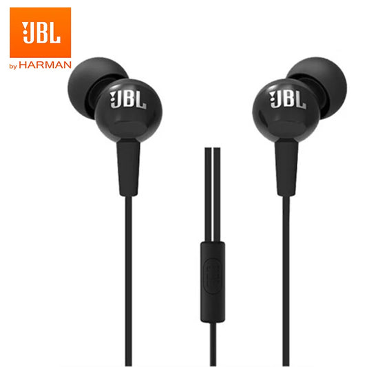 JBL C100Si Wired Earphones – Black