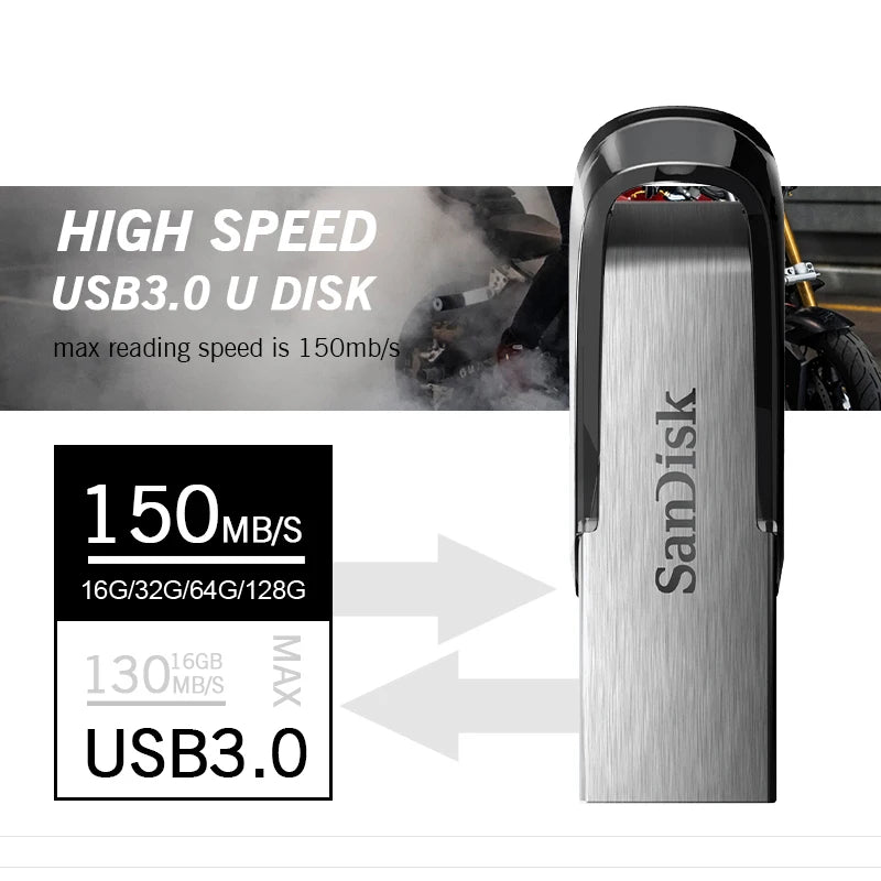 SanDisk 128GB Ultra Flair USB 3.0 Flash Drive