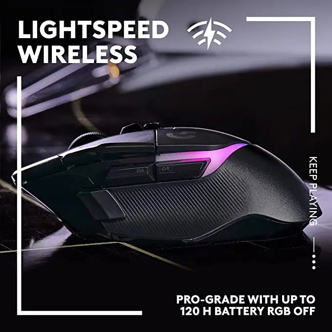 Logitech G502 X PLUS LIGHTSPEED Wireless RGB Gaming Mouse -Black