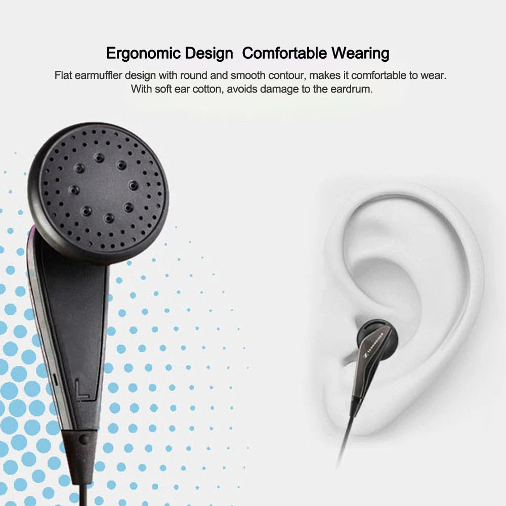 Sennheiser MX 375 In-Ear Wired Headphones – Black | UK Stock