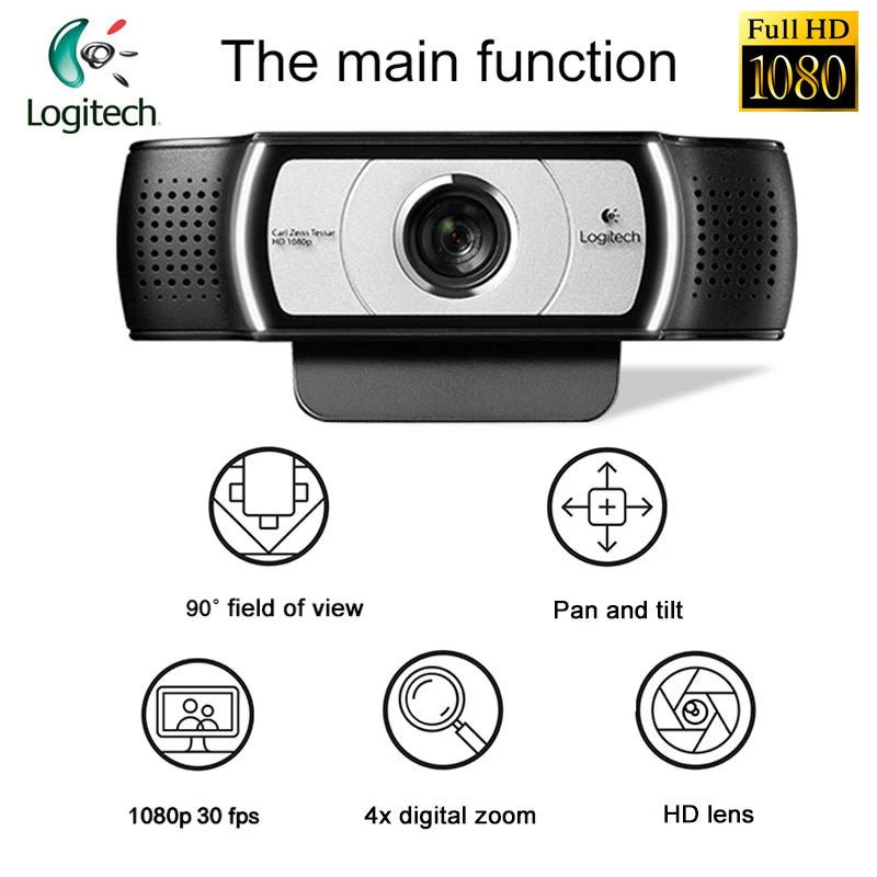 Logitech C930c HD Webcam – Full HD 1080p