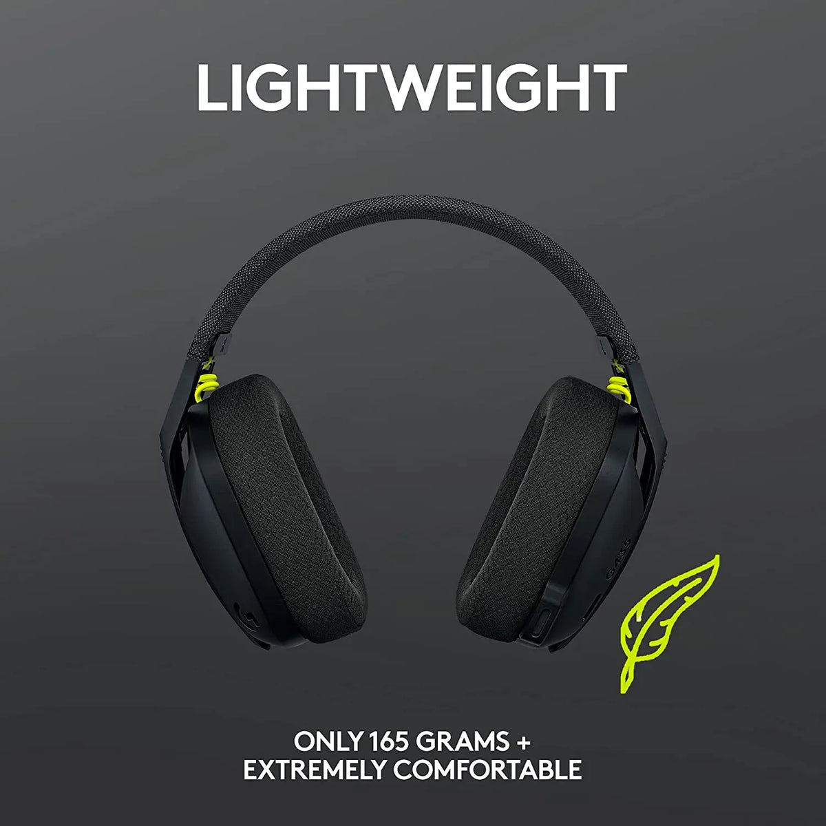 Logitech G435 LIGHTSPEED Gaming Headset – Black