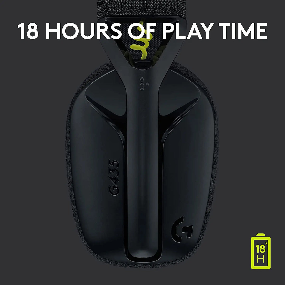 Logitech G435 LIGHTSPEED Gaming Headset – Black