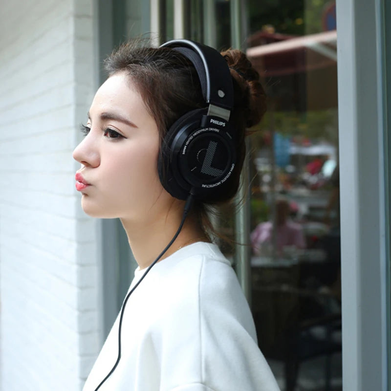 Philips SHP9500 HiFi Over-Ear Open-Back Wired Headphones