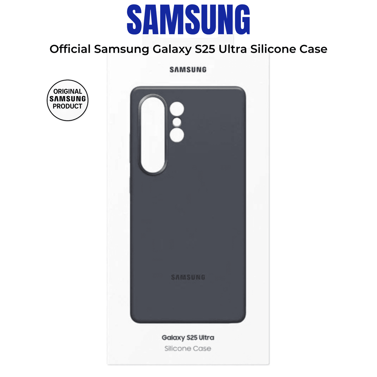 Samsung Galaxy S25 Ultra Silicone Case Black