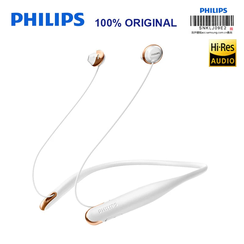 Philips SHB4205 Flite Hyprlite Wireless Bluetooth Headphones – White