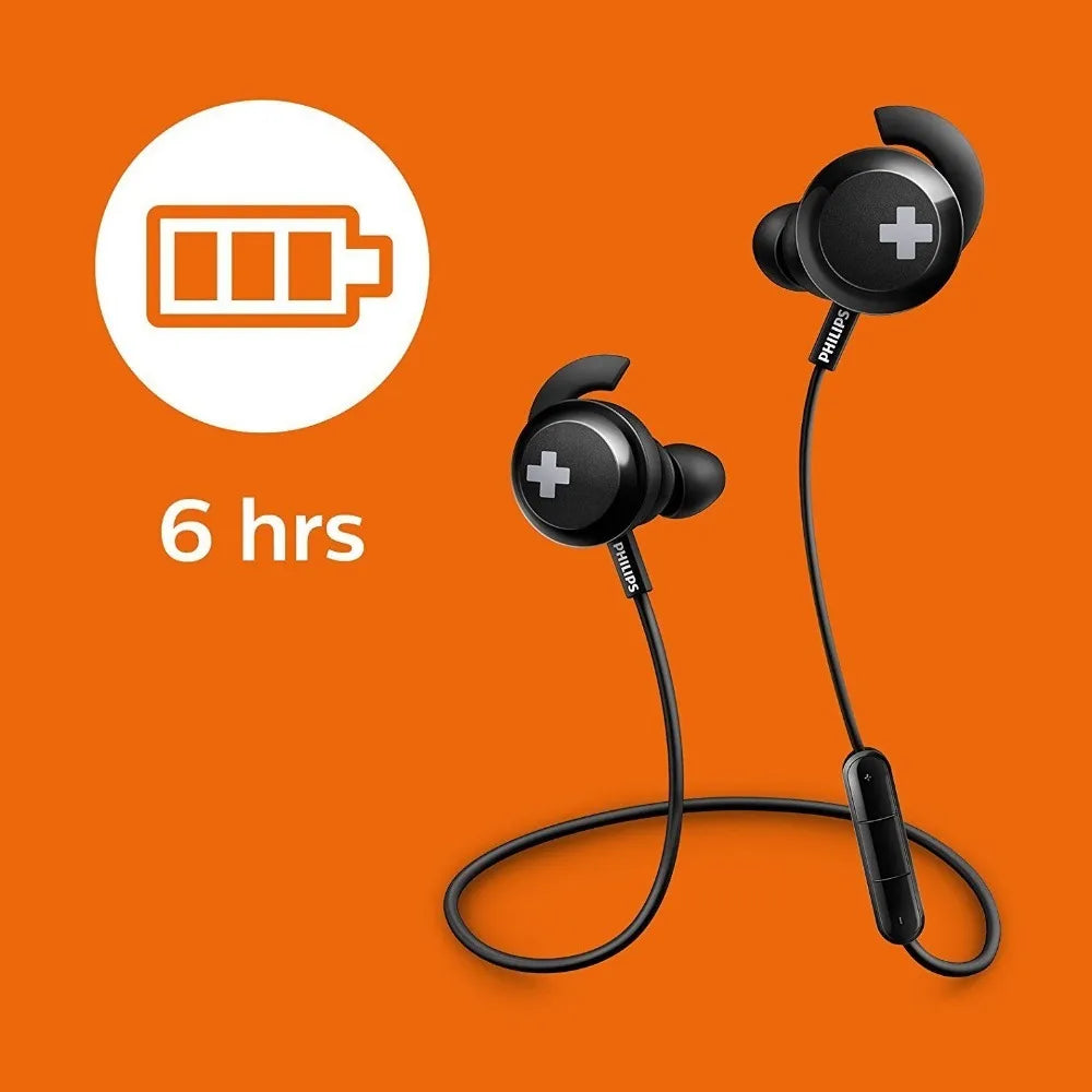 Philips SHB4305 BASS+ Bluetooth Earphones – Black