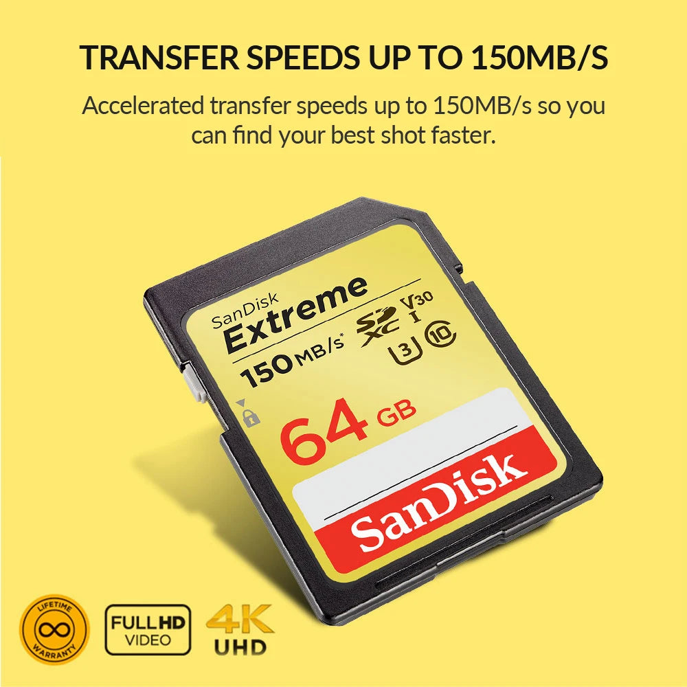 SanDisk Extreme 128GB SDXC Memory Card